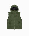 ピレネックス アウター メンズ ピレネックス【PYRENEX 】-French Duck Down- SPOUTNIC MINI RS VEST(ディープカーキ)　メンズ　ダウンベスト　スプートニック・ミニ・リップストップベスト　　フレンチダックダウン