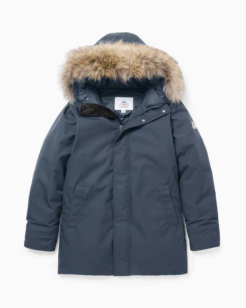 ピレネックス ダウン メンズ ピレネックス【PYRENEX 】-French Duck Down- ANNECY JACKET (ダークスレート)　メンズ　アヌシー　ラクーンファー　ダウンジャケット　フレンチダックダウン