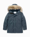 ピレネックス コート メンズ ピレネックス【PYRENEX 】-French Duck Down- ANNECY JACKET (ダークスレート)　メンズ　アヌシー　ラクーンファー　ダウンジャケット　フレンチダックダウン