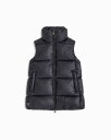 ピレネックス-French Duck Down- TAMARA2 VEST (ブラック)　レディース　タマラ2ベスト　ダウンベスト　フレンチダックダウン　Made in France