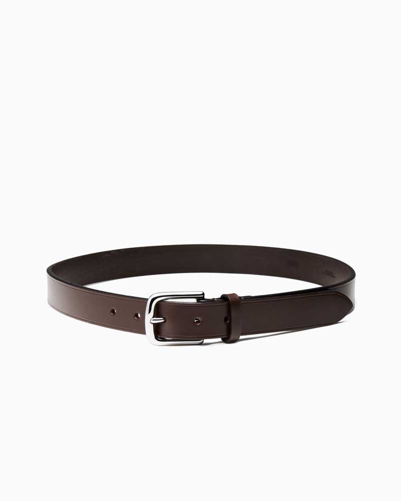 べオーマレザーカンパニー【BEORMA LEATHER COMPANY】型番:B0015(ダークブラウン) カジュアルベルト 28mm ブライドルレザー 一枚革 牛革 男女兼用