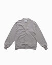 バーバリアン【BARBARIAN】8oz CARDIGAN LONG / XSE24 (グレー) メンズ 長袖 ライトウエイト カーディガン パッチポケット 無地