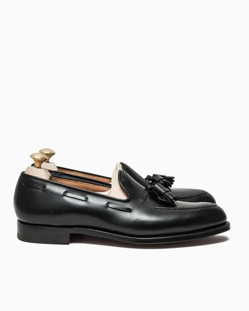 クロケット＆ジョーンズ【Crockett&Jones】CAVENDISH3（ブラック）キャベンディッシュ3　カーフ　シティソール　タッセルローファー　牛革　メンズ