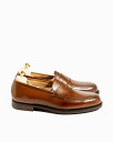 クロケット&ジョーンズ【Crockett&Jones】BOSTON2(タン)ボストン2 バーニッシュドカーフ シティソール ローファー 牛革 メンズ