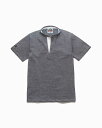 バーバリアン【BARBARIAN】8oz HENLEY SHORT / CHSA03(オックスフォード)メンズ　半袖　ヘンリーネック　ラグビージャージ　ライトウエイト　無地　ジャパンサイズ