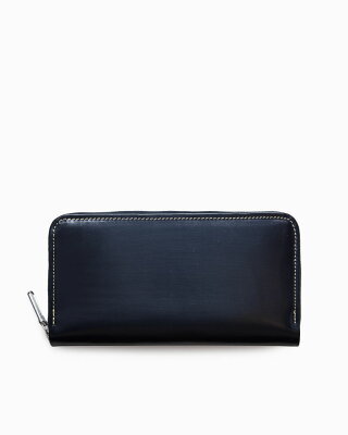 ホワイトハウスコックス【Whitehouse Cox】型番:S2622 LONG ZIP WALLET (ネイビー) 財布 長財布 ロングウォレット ジップラウンドウォレット ブライドルレザー 牛革 男女兼用