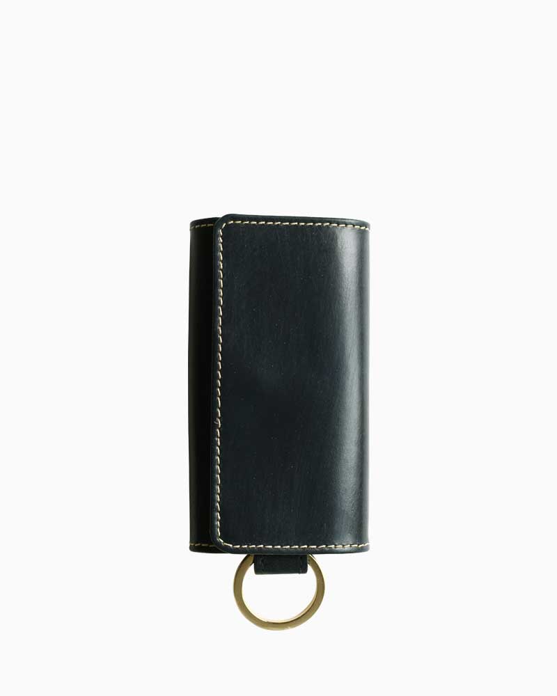 ホワイトハウスコックス【Whitehouse Cox】型番:S9692 KEY CASE WITH RING (グリーン) キーケース ビジネスツール ブライドルレザー 牛革 男女兼用