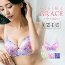 GRACE Clematis　～ らくらく補正 グレース クレマチス ～ ブラジャー フラン レディース 下着 ブラジャー 単品 ブラ ブラジャー 大きいサイズ 上品