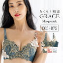 補正下着 ブラジャー GRACE Masquerade ～ らくらく補正 グレース マスカレード ～ ブラジャー フラン レディース 下着 ブラジャー 単品 ブラ ブラジャー 大きいサイズ 大きいサイズ