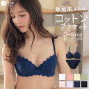 ＼本日全品ポイント10倍／ コットンブラジャー ブラジャー ショーツ セット コットン 綿 下着 綿100 レディース ブラセット ブラショーツ ブラ 上下セット 敏感肌 かわいい 小胸 ブラジャーショーツセット 30代 40代 高校生 プレゼント コットンドラジェ アンダー80