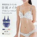 ブラジャー ショーツ セット 下着 レディース ブラジャーセット ブラセット 女性 上下セット セクシー かわいい インナーセット 谷間 育乳 脇肉 盛れる フランデランジェリー fi093p235d ワンダーリフトブラ002