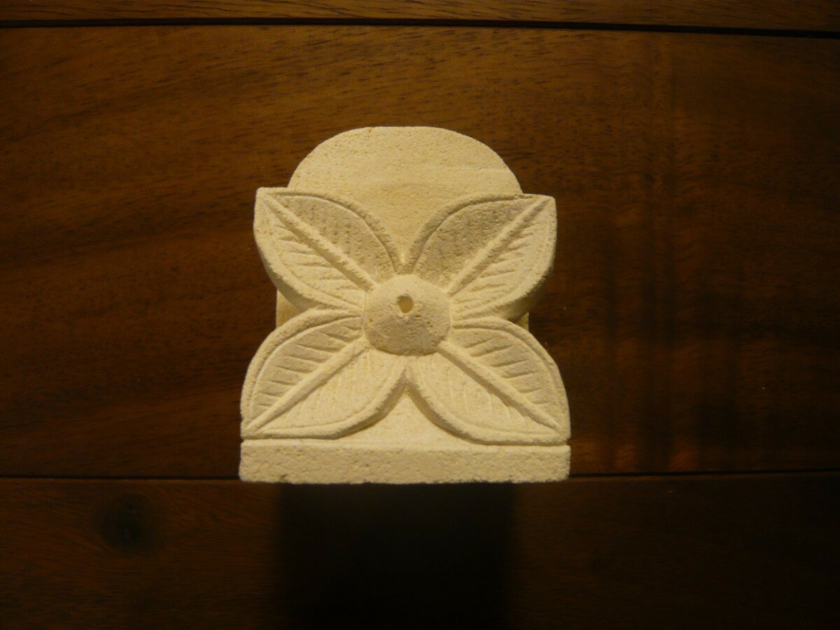 樂天商城 - リゾート雑貨　ストーン　カタログスタンド　カードスタンド　カード立て　　フラワー　アジアン雑貨　バリ雑貨