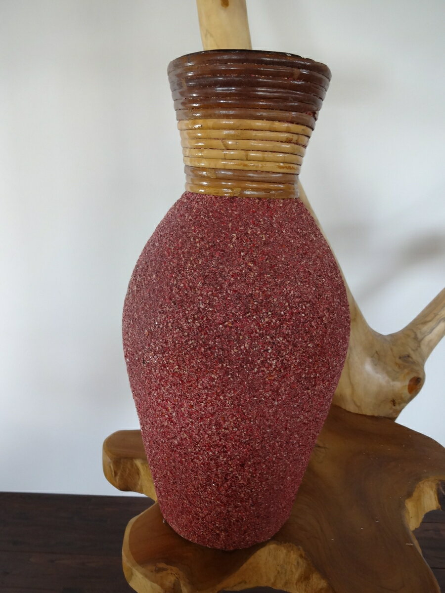 オブジェ　花瓶　陶器　アジアン雑貨　バリ雑貨　アジアンインテリア