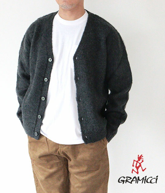 [Gramicci]グラミチ　MOHAIR CARDIGAN　モヘアカーディガン　G5FU-J025
