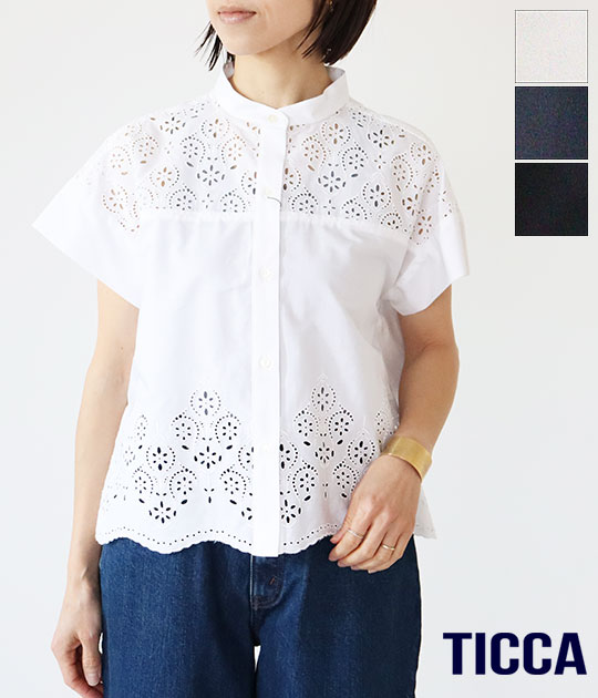 TICCA レースブラウス 未使用 タグ付き レディース - トップス TICCA レースブラウス 未使用 タグ付き レディース - トップス