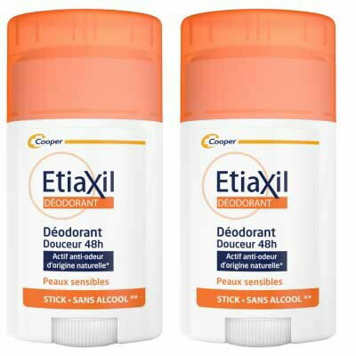 【正規品】エティアキシル ETIAXIL パースピレックス フランス版 デオドラント アンチトランスピラン スティック 40ml 2個セット 48時間 塩化アルミニウム無し 超敏感肌 アレルギー肌用 フランスより直送品 送料無料