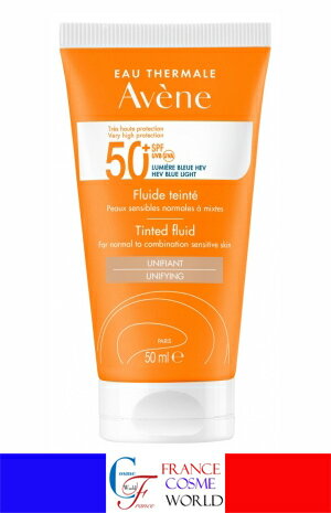 アベンヌ ディプロテクター フルイド テインテ SPF50+ 50ml 日焼け止め 敏感肌 ノーマル肌 混合肌 トラブル肌 ゆらぎ肌 肌バリア 外的ストレス UVB UVA ブルーライト 紫外線 ノンコメドジェニック 保湿 保水 潤い 栄養AVENE SOLAIRE FLUIDE TEINTEE SPF50+ 50ml