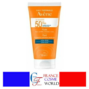 ٥ ϥץƥ ե륤 SPF50+ 50ml  Ƥߤ ӥߥE Ҵȩ ȩ  ̵AVENE FLUIDE AVEC PARFUM SPF50+ 50ml