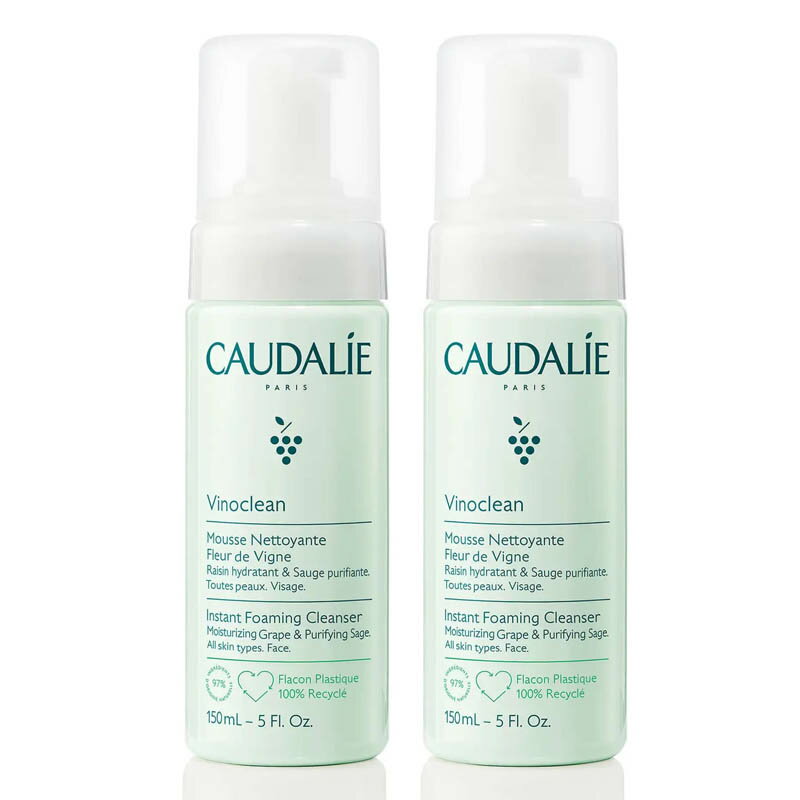 コーダリー CAUDALIE ヴィノクリーン インスタント フォーミング クレンザー 150ml 2本セット クレンジングムース 洗顔 海外通販