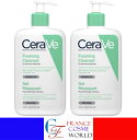 セラヴィ フォーミング クレンザー 473ml 2本セット フェイス＆ボディ ノーマル肌からオイリー肌 CeraVe FOAMING CLEANSER フランスより直送 送料無料