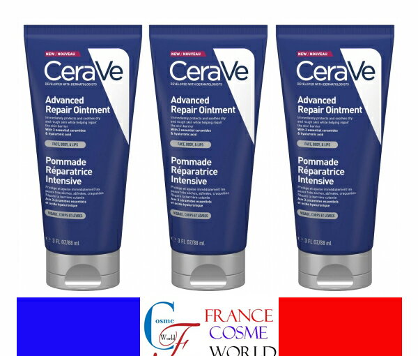  CERAVE 潤꡼ ե ܥǥ å 88ml 3ĥå ҥ  ̵ADVANCED REPAIR OINTMENT FACE BODY  LIPS 88ml