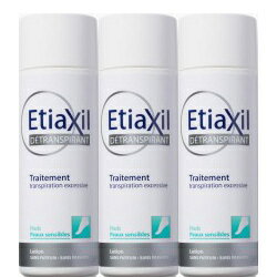 【正規品】エティアキシル ETIAXIL パースピレックス フランス版 トリートメント デトランスピラン ローション 100ml 3個セット 足用 敏感肌用 制汗剤 脇汗 ワキ汗 海外通販 送料無料 フランス…