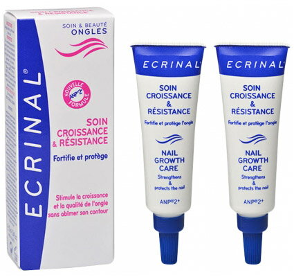 エクリナル ECRINAL ネイル グロウ & レジスタンス ケア 10ml 2個セット 爪のケア 爪 潤い 保湿 海外通販 送料無料ECRINAL SOIN CROISSANCE ET RESISTANCE ONGLES 10ml