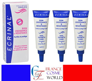 ʥ ECRINAL ͥ  & 쥸  10ml 3ĥå ޤΥ  ᤤ ݼ  ̵ECRINAL SOIN CROISSANCE ET RESISTANCE ONGLES 10ml