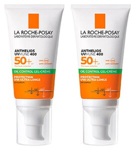 ラロッシュポゼ LA ROCHE POSAY アンテリオス UVMUNE 400 ジェルクリーム オイルコントロール SPF50+ 50ml 2個セット ドライタッチ マットな肌に 日焼け止め フランスより直送品 送料無料ANTHELIOS UVMUNE 400 GEL-CREME OIL CONTROL SPF50 50ml 2PCS