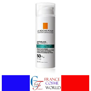 åݥ ƥꥪ 륳쥯ȥեȥ쥯ǥ꡼륯꡼SPF50+50mL Ƥߤ UVA/UVB ե󥹤ľ ̵LA ROCHE POSAY ANTHELIOS OIL CORRECT PHOTOCORRECTION GEL-CREME QUOTIDIEN SPF50 50mL