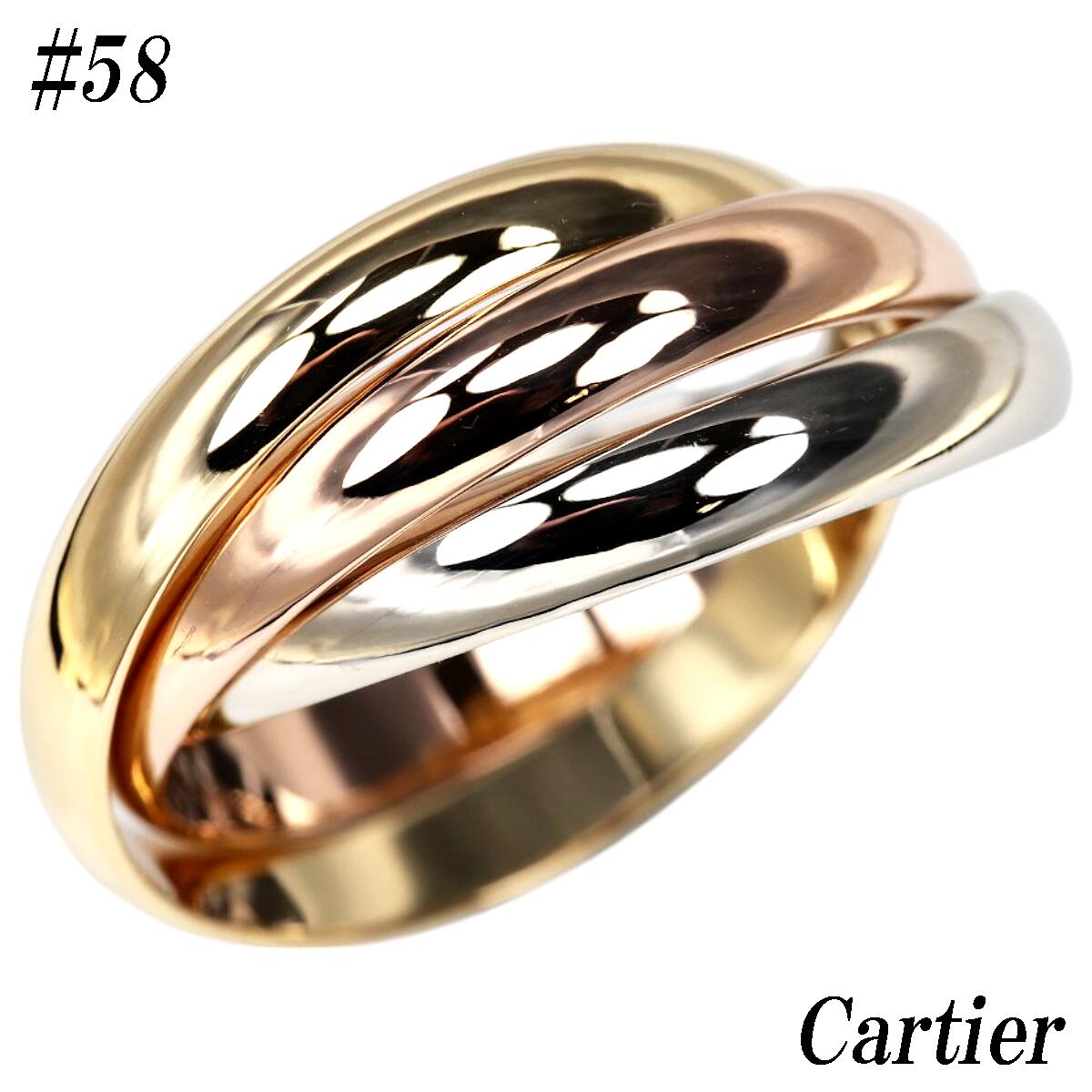 楽天市場】cartier カルティエ トリニティ リング 指輪 3連 スリーカラー k18 750 ygの通販 楽天市場】cartier カルティエ トリニティ リング 指輪 3連 スリーカラー k18 750 ygの通販