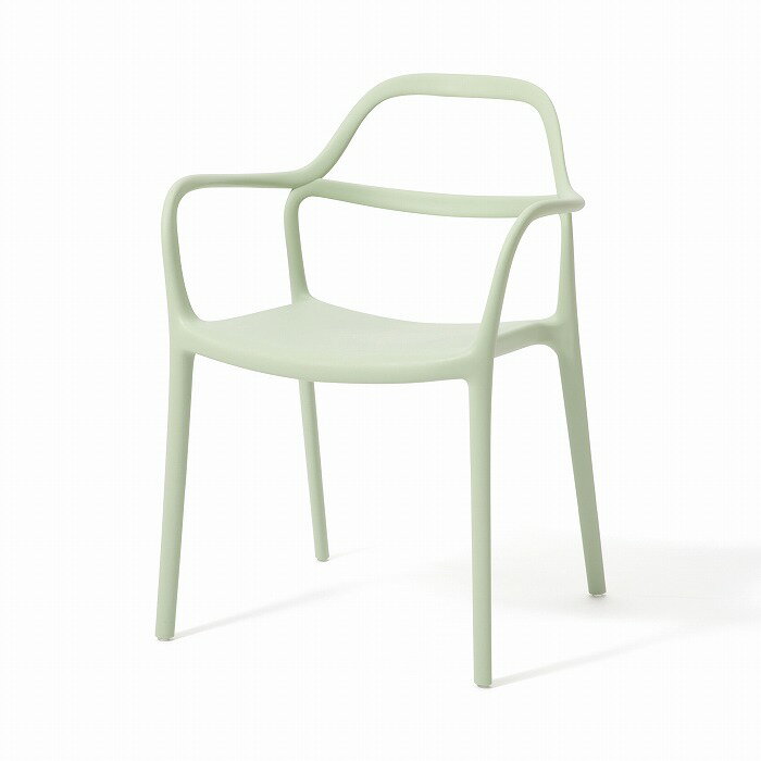 Francfranc フランフラン 【2025年春夏新商品】フルボ チェア (ライトグリーン)【幅57cm×奥行53.5cm×高さ77.5cm】