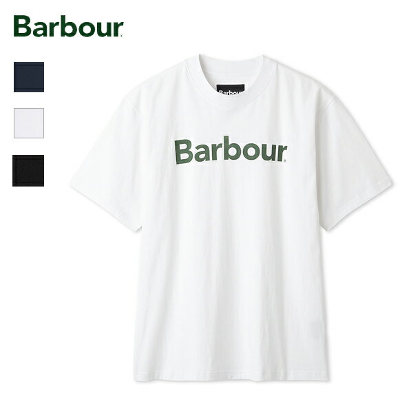 Rakuten - 10%OFFクーポン対象 / バブアー Barbour / Pensford フロントロゴ Tシャツ Japan Exclusive / MTS1677 / メンズ レディース ユニセックス 半袖 クルーネック オーバーサイズ コットン ロゴT プリント / 2026春夏 / ネコポス配送
