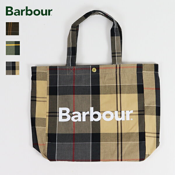 Rakuten - 10%OFFクーポン対象 / バブアー Barbour / Telfield タータンロゴトートバッグ / UBA0751 / メンズ レディース ユニセックス エコバッグ キャンバストート 手提げ 肩掛け タータンチェック / 2026春夏