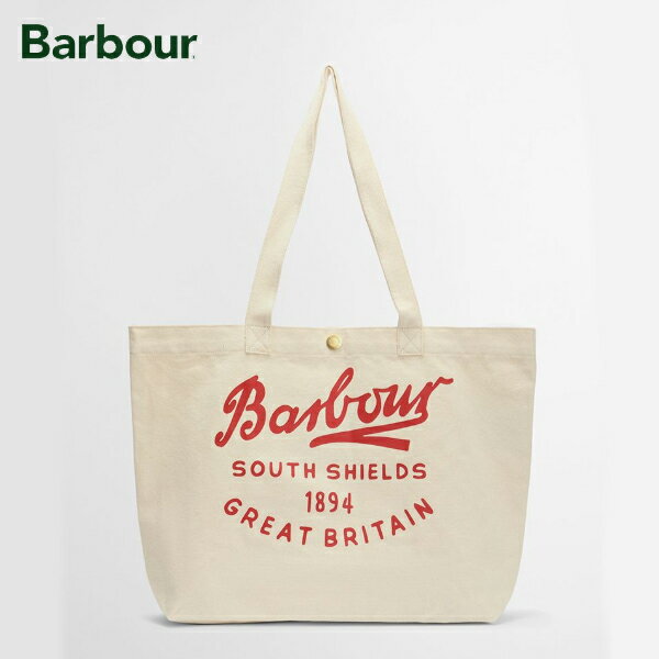 Rakuten - 10%OFFクーポン対象 / バブアー Barbour / Script ロゴトートバッグ / UBA0752 / メンズ レディース ユニセックス エコバッグ キャンバストート 手提げ 肩掛け ロゴ スクリプト / 2026春夏 / ネコポス配送
