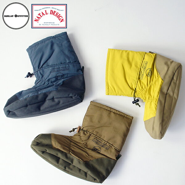 (20 OFF) BURLAP OUTFITTER / NATAL DESIGN / PRIMALOFT ROOM SLIP-ON 防寒テントシューズ (BO120001-ND) (バーラップアウトフィッター / ネイタルデザイン) (2021秋冬)