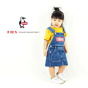 (30%OFF) CHUMS チャムス / キッズオーバーオールデニムスカート Kid's Overall Denim Skirt (CH23-1050) (2020春夏)ジャンパースカート 2