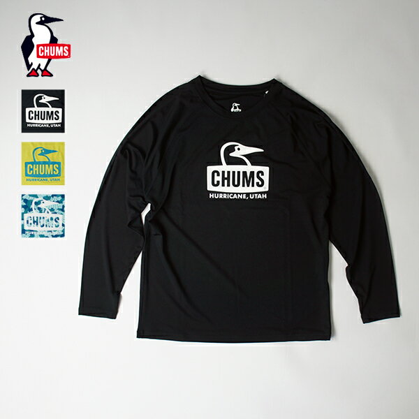 CHUMS/チャムス Splash Booby Face L/S T-Shirt スプラッシュブービーフェイス L/S Tシャツ (CH01-1827) (CH11-1827) (ユニセックス) (ラッシュガード) (2021春夏)