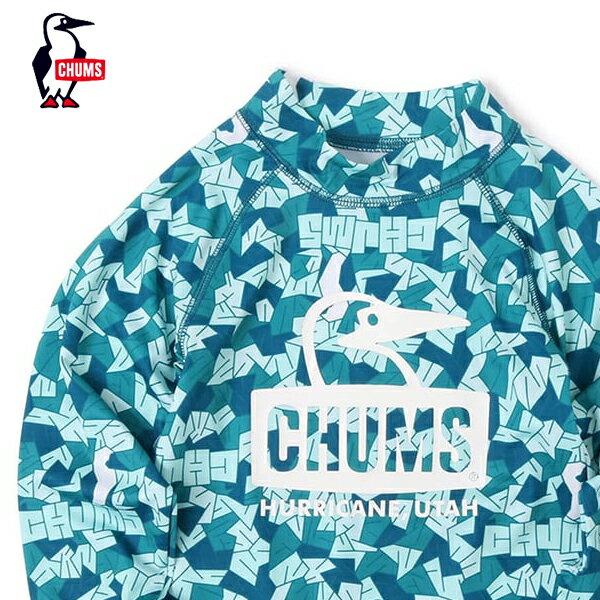 CHUMS チャムス / Kid's Splash Booby Face L/S T-Shirt キッズスプラッシュブービーフェイスロングスリーブTシャツ (CH21-1173) (2022春夏) (ネコポス対応)