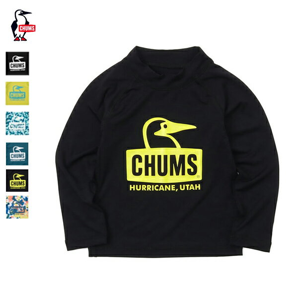 CHUMS チャムス / Kid's Splash Booby Face L/S T-Shirt キッズスプラッシュブービーフェイスロングスリーブTシャツ (CH21-1173) (2022春夏) (ネコポス対応)