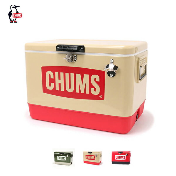 10%OFFクーポン対象 CHUMS チャムス / CHUMS Steel Cooler Box 54L チャムススチールクーラーボックス54L CH62-1802 2023春夏 