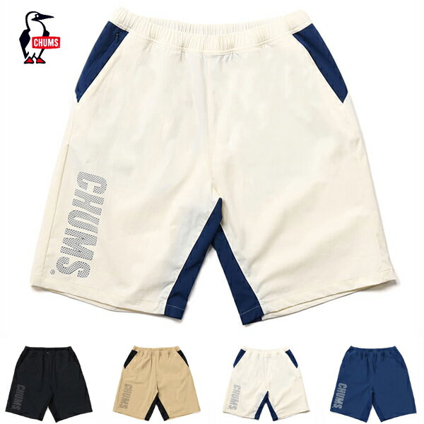 CHUMS チャムス / Airtrail Stretch CHUMS Shorts 抜群のストレッチ性とサラっと快適な穿き心地が魅力、アウトドアやスポーツシーンでも 活躍するエアトレイルシリーズのショーツ 〈素材特性〉 ストレッチ性、通気性、撥水性を兼ね備えたパンツ。 4方向にストレッチを効かせ、アクティブな動きにも対応可能。 今季より通気性のある特殊構造のストレッチウーブンメッシュ素材を採用し、 腰部など蒸れやすい箇所に配することで快適性が向上しました。 〈デザイン〉 すっきりとしたシルエットで仕上げたアクティブショーツ。 ウエストは伸縮性のゴムが内蔵され、ドローコードでお好みのサイズ感の調節が可能。 右腰にはファスナー付きポケットを配備し、鍵など貴重品の携行に役立ちます。 後面にはブービーフェイスロゴ刺繍、サイドにはドット調のCHUMSロゴプリントを大胆にレイアウト。 キッズサイズの展開もあるので、家族でおそろいもオススメ！ メーカー希望小売価格はメーカー商品タグに基づいて掲載していますCHUMS / チャムス 1983年、CHUMSは一人のリバーガイドによって生まれました。 ガイド中のサングラス紛失を防ぐ方法はないかと考え、生まれたのが紐で サングラスを固定するメガネストラップ「CHUMSオリジナルリテイナー」。 この商品からCHUMSがスタートし、 ハリケーンスウェットシリーズなど、大人気ヒット商品が続々と誕生しました。 『「Hang with your CHUMS！」これからもずっとCHUMSは友だち。CHUMSと一緒に出かけよう！』を合言葉に、 みんなが親しみを感じられて、フレンドリーなものをこれからもつくっていきたいと考えています。 CHUMS / Airtrail Stretch CHUMS Shorts 抜群のストレッチ性とサラっと快適な穿き心地が魅力、アウトドアやスポーツシーンでも 活躍するエアトレイルシリーズのショーツ 〈素材特性〉 ストレッチ性、通気性、撥水性を兼ね備えたパンツ。 4方向にストレッチを効かせ、アクティブな動きにも対応可能。 今季より通気性のある特殊構造のストレッチウーブンメッシュ素材を採用し、 腰部など蒸れやすい箇所に配することで快適性が向上しました。 〈デザイン〉 すっきりとしたシルエットで仕上げたアクティブショーツ。 ウエストは伸縮性のゴムが内蔵され、ドローコードでお好みのサイズ感の調節が可能。 右腰にはファスナー付きポケットを配備し、鍵など貴重品の携行に役立ちます。 後面にはブービーフェイスロゴ刺繍、サイドにはドット調のCHUMSロゴプリントを大胆にレイアウト。 キッズサイズの展開もあるので、家族でおそろいもオススメ！ 〈ご注意ください！〉 ※画像の商品は光の照射や角度により、実物と色味が異なる場合がございます ※手作業によるタイダイ染めの特性により、同じ色でも商品一点一点に違いが見られます 〈お取り扱いに関する注意・洗濯表示について〉 ※商品をご使用の際は、タグ等に記載の「取扱い上の注意書き」や「洗濯表示」を必ずご確認ください。 モデル 男性：H179　着用サイズ：M 女性：H168　着用サイズ：womens M サイズ ウエスト幅 ヒップ&nbsp; 股上 股下 わたり幅 WM 33cm 52cm 28cm 22.5cm 35cm S 34cm 53cm 28.5cm 23.5cm 36cm M 36cm 55cm 29cm 24.5cm 38cm L 38cm 57cm 29.5cm 25.5cm 39cm XL 40cm 59cm 30cm 26.5cm 41cm XXL 42cm 61cm 30.5cm 27.5cm 42cm 生産国 CHINA 素材 Nylon 88％ Polyurethane 12％ Part/Polyester 100％ 商品説明 抜群のストレッチ性とサラっと快適な穿き心地が魅力、アウトドアやスポーツシーンでも 活躍するエアトレイルシリーズのショーツ 〈素材特性〉 ストレッチ性、通気性、撥水性を兼ね備えたパンツ。 4方向にストレッチを効かせ、アクティブな動きにも対応可能。 今季より通気性のある特殊構造のストレッチウーブンメッシュ素材を採用し、 腰部など蒸れやすい箇所に配することで快適性が向上しました。 〈デザイン〉 すっきりとしたシルエットで仕上げたアクティブショーツ。 ウエストは伸縮性のゴムが内蔵され、ドローコードでお好みのサイズ感の調節が可能。 右腰にはファスナー付きポケットを配備し、鍵など貴重品の携行に役立ちます。 後面にはブービーフェイスロゴ刺繍、サイドにはドット調のCHUMSロゴプリントを大胆にレイアウト。 キッズサイズの展開もあるので、家族でおそろいもオススメ！ 〈ご注意ください！〉 ※画像の商品は光の照射や角度により、実物と色味が異なる場合がございます ※手作業によるタイダイ染めの特性により、同じ色でも商品一点一点に違いが見られます 〈お取り扱いに関する注意・洗濯表示について〉 ※商品をご使用の際は、タグ等に記載の「取扱い上の注意書き」や「洗濯表示」を必ずご確認ください。 ご注意 ・カラーはモニター環境によって多少現品と異なる場合が御座いますので、予めご了承下さい。 ・当商品は、縫製部分から糸が出ているなどある場合が御座います、お買い上げの際は予めご了承のほどよろしくお願いいたします。 ・こちらの商品は実店舗と在庫を共有している為、ご注文いただいた際に売り違いの為完売していることがありますので予めご了承ください。 【ご注意事項】 ※セール商品ならびにクーポン利用でご購入の商品の返品・交換はお受けしかねますので、 あらかじめご了承くださいませ。 ※セール期間時は注文が一度に入る可能性がありますので、 ご購入いただけても在庫がなくなっている場合がございます。 あらかじめご了承くださいませ。