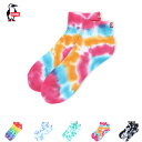 10%OFFクーポン対象 / チャムス CHUMS / Badge Logo Tie-Dye Ankle Socks バッジロゴタイダイアンクルソックス / C...