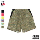20%OFFクーポン対象 / チャムス CHUMS / ランニングショーツ Running Shorts / CH03-1357 CH13-1357 / 2025春夏 / ランニング / ショート / ハーフパンツ / 撥水加工 / ストレッチ素材 / 夜間 / ユニセックス / 2025春夏