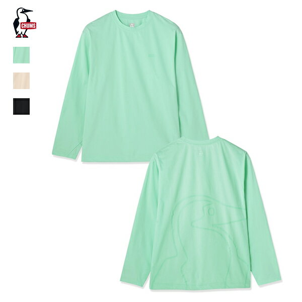 Rakuten - 20%OFFクーポン対象 / チャムス CHUMS / Splash Big Booby L/S T-Shirt スプラッシュビッグブービーロングスリーブTシャツ / CH01-2766 CH11-2766 / ユニセックス ラッシュガード 長袖 Tシャツ UVカット 紫外線対策 吸汗速乾 アウトドア 海 プール / 2026春夏 / ネコポス配送