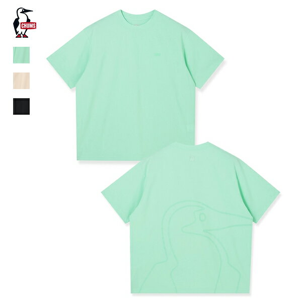 Rakuten - 20%OFFクーポン対象 / チャムス CHUMS / Splash Big Booby T-Shirt スプラッシュビッグブービーTシャツ / CH01-2766 CH11-2766 / メンズ レディース ラッシュガード 半袖 Tシャツ UVカット 紫外線対策 吸汗速乾 アウトドア 海 プール / 2026春夏 / ネコポス配送