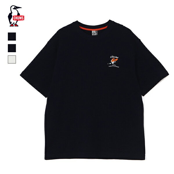 Rakuten - 20%OFFクーポン対象 / チャムス CHUMS / Made for Fun! Pique T-Shirt メイドフォーファン！Tシャツ / CH02-1269 / オーバーサイズ / 鹿の子素材 コットン100％ / 2026春夏 / ネコポス配送