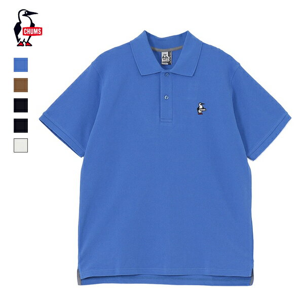 10%OFFクーポン対象 / チャムス CHUMS / Booby Polo Shirt ブービーポロシャツ / CH02-1270 / ポロシャツ 鹿の子素材 コットン100％ / 2026春夏 / ネコポス配送