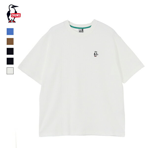 Rakuten - 20%OFFクーポン対象 / チャムス CHUMS / Booby Pique T-Shirt ブービーピケTシャツ / CH02-1274 / オーバーサイズ Tシャツ / 鹿の子素材 コットン100％ / 2026春夏 / ネコポス配送