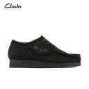 (10%OFFクーポン対象) CLARKS クラークス / Ws Wallabee レディース ワラビー (ブラックスエード) (26155522) (CLARKS ORIGINALS) (C10)